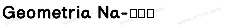 Geometria Na字体转换